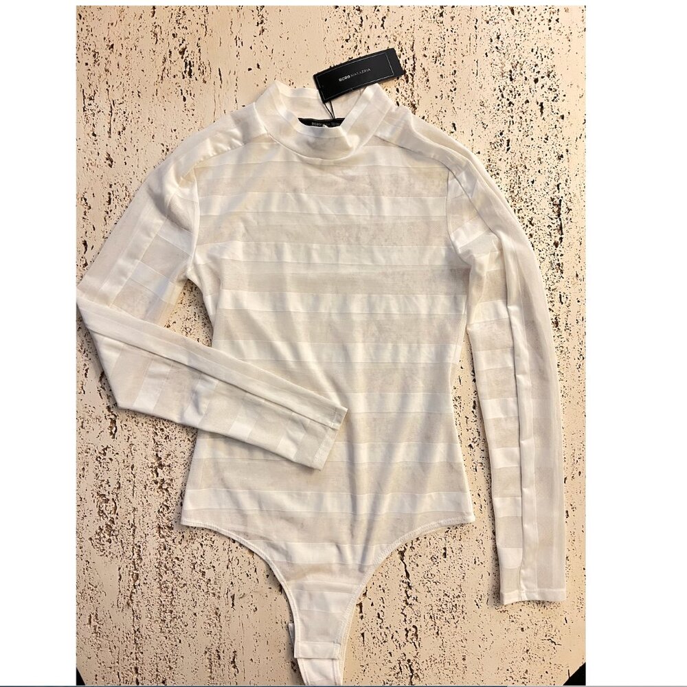 BCBG MaxAzria Mesh Bodysuit